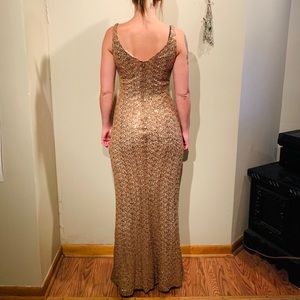 Ralph Lauren Gold Sparkly Gown